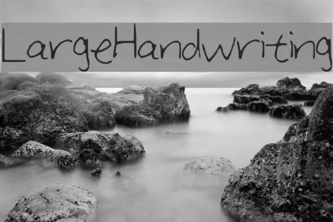 Large_Handwriting Example 1