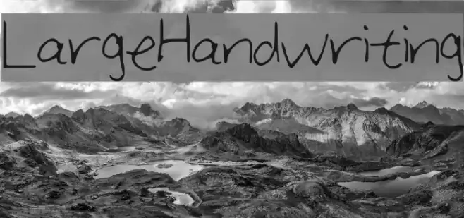 Large_Handwriting Example 2