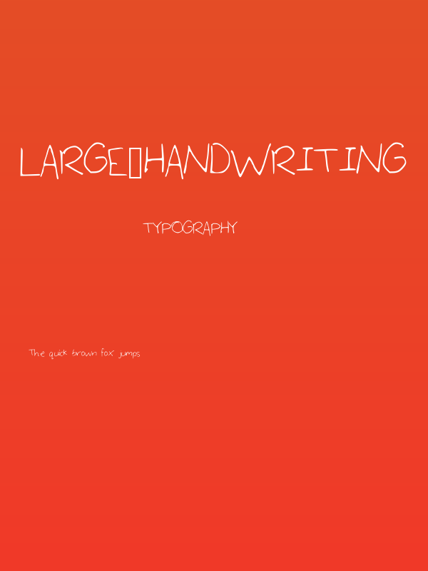 Large_Handwriting Poster