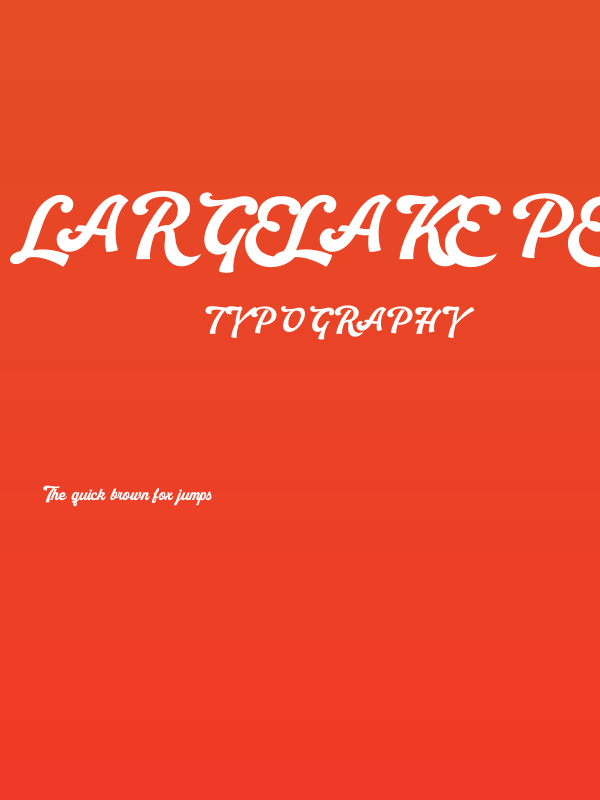 Largelake PERSONAL USE ONLY PERSONAL USE ONLY Poster