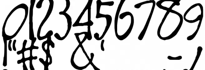 Larger Mime Font OTHER CHARS