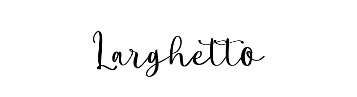 Larghetto  Descarca Fonturi Gratis