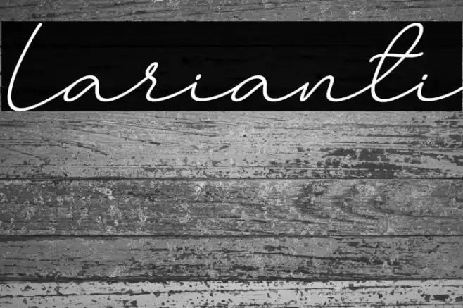 Larianti Font examples