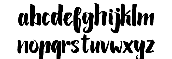 Lariess Font LOWERCASE
