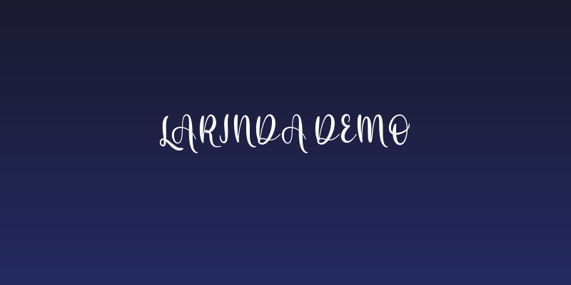Larinda Demo Social Header