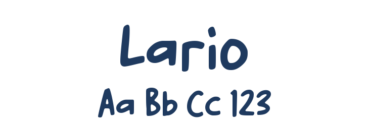Lario Font Preview