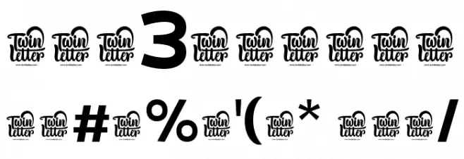 Laripagi Trial Regular Caratteri ALTRI CARATTERI