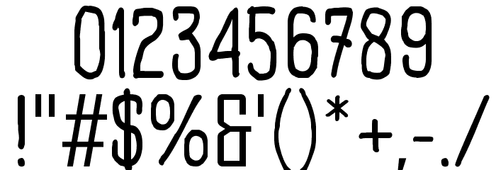 Larispol Handwritten Regular Font OTHER CHARS