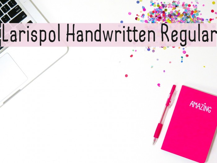 Larispol Handwritten Regular Font examples