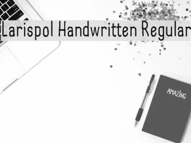 Larispol Handwritten Regular خط examples