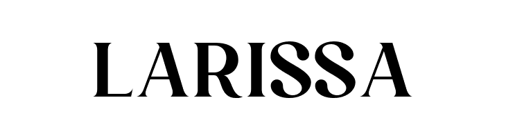 Larissa  フリーフォントのダウンロード