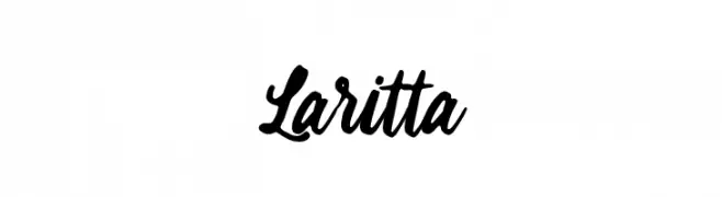Laritta  les polices de caractères gratuit tlcharger