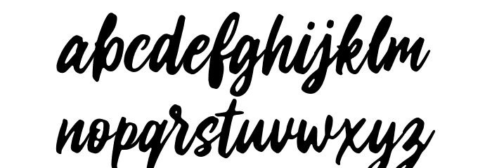 Laritta Font LOWERCASE
