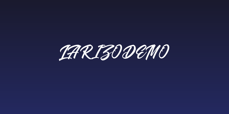 LarizoDEMO Social Header