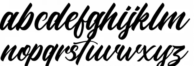 LarizoDEMO 字体 小写