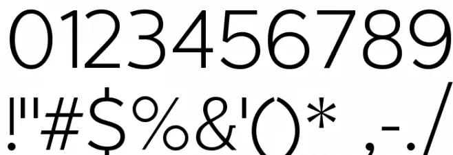 Larke Neue Thin Font OTHER CHARS