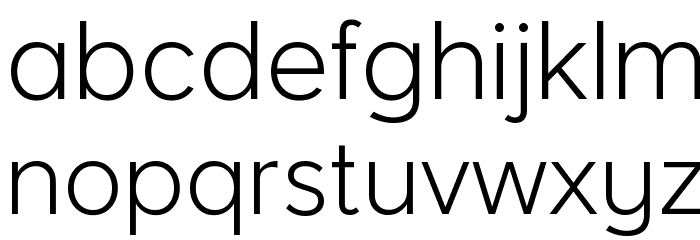Larke Neue Thin Font LOWERCASE