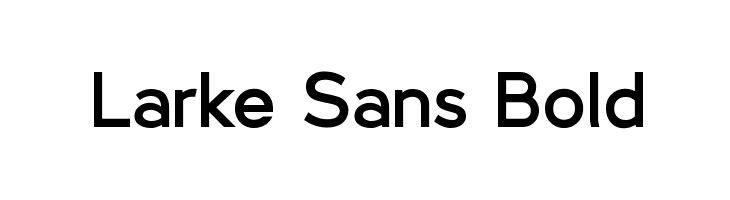 Larke Sans Bold Font