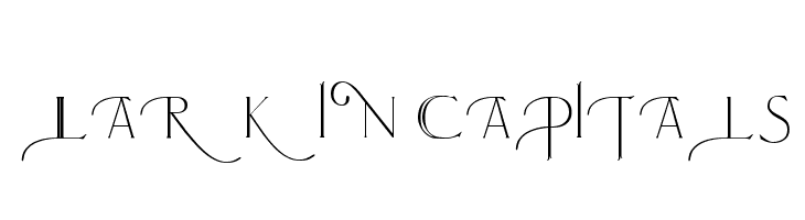 Larkin Capitals  Frei Schriftart Herunterladen