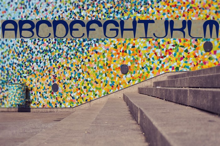 Larkspur BRK Font examples