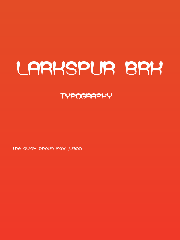 Larkspur BRK Poster