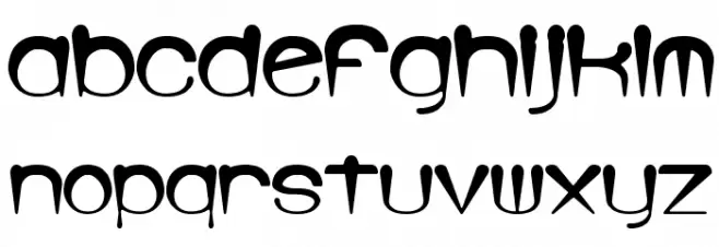 Larkspur BRK Caratteri MINUSCOLO