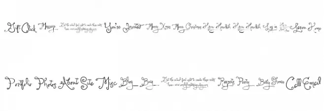 LarouWords Шрифта ВЕРХНИЙ