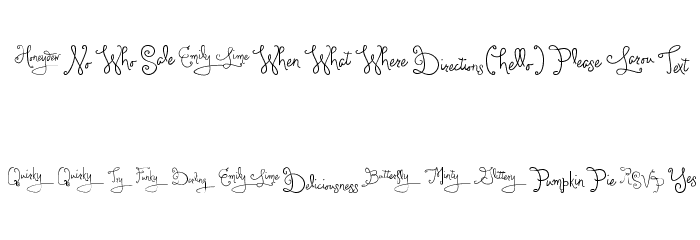 LarouWords Font LOWERCASE