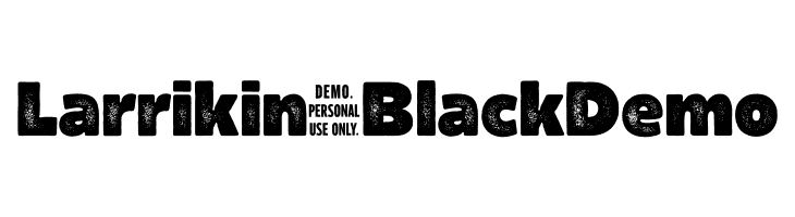 Larrikin-BlackDemo  Frei Schriftart Herunterladen