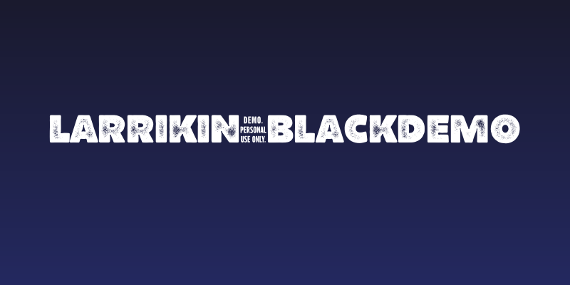 Larrikin-BlackDemo Social Header