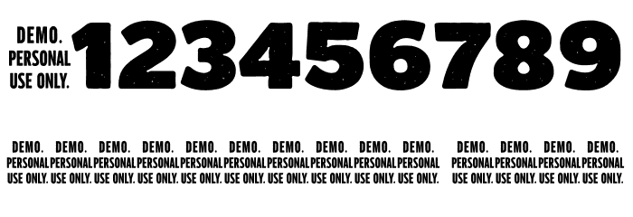 Larrikin-BlackSolidDemo Font OTHER CHARS