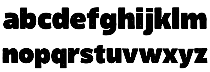 Larrikin-BlackSolidDemo Font LOWERCASE