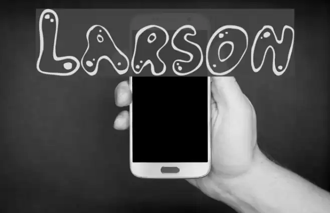 Larson Font examples