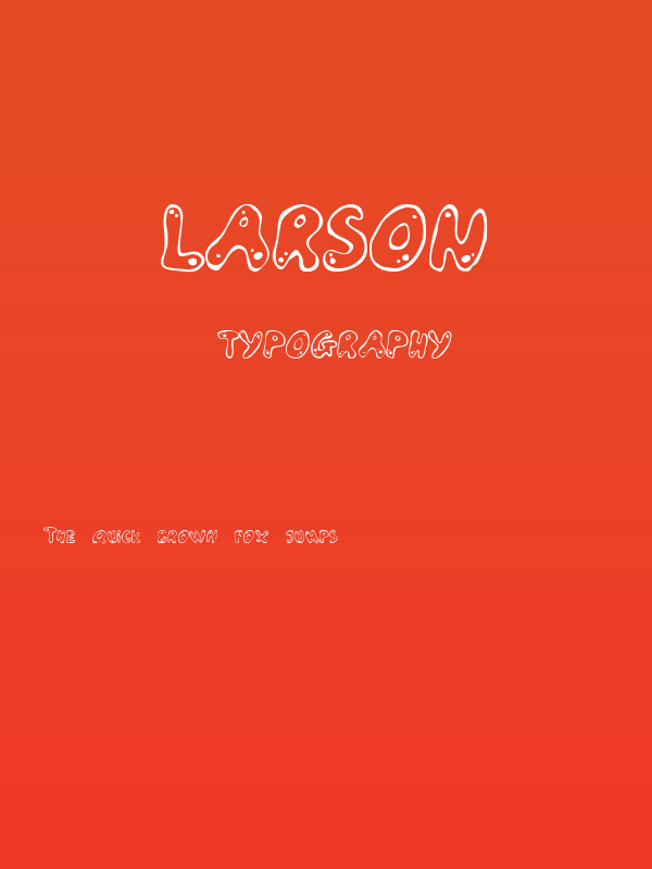 Larson Poster