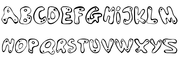 Larson Font LOWERCASE