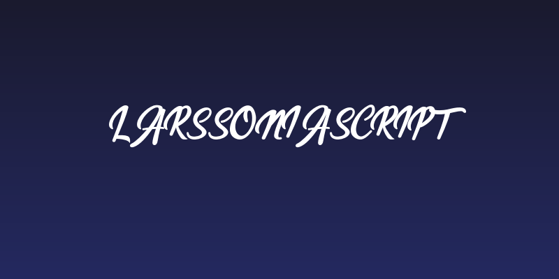 LarssoniaScript Social Header
