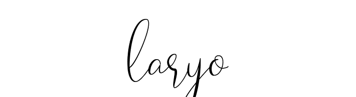 Laryo  नि: शुल्क फ़ॉन्ट्स डाउनलोड