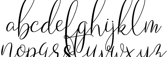 Laryo Font LOWERCASE