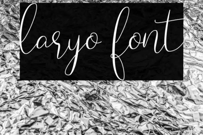Laryo Font examples