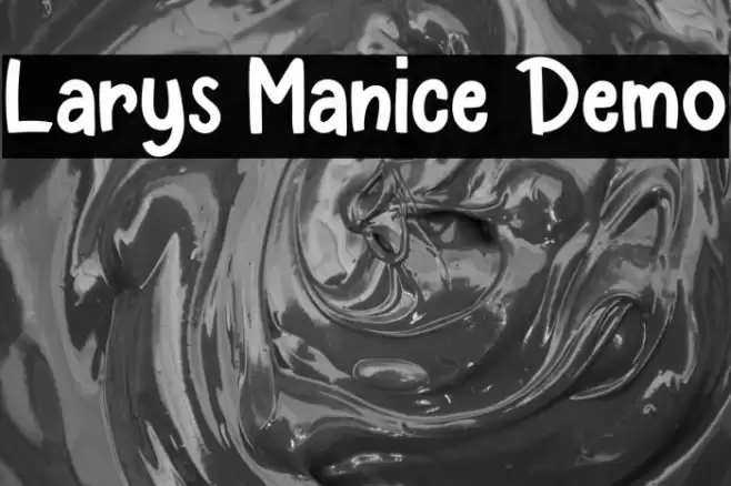 Larys Manice Demo Fonte examples