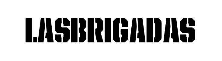 Las Brigadas  Free Fonts Download