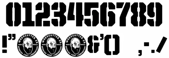 Las Brigadas Font OTHER CHARS