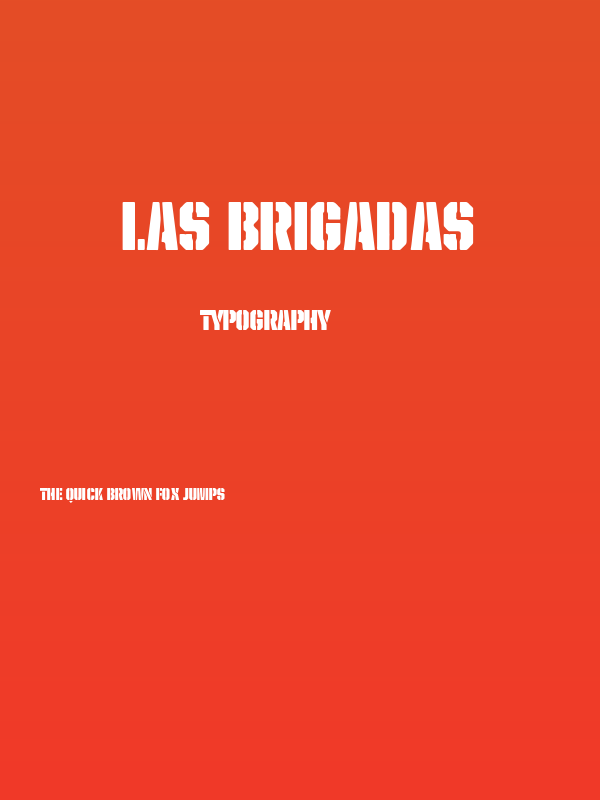 Las Brigadas Poster