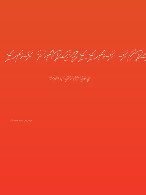 Las Pariellas Script Poster