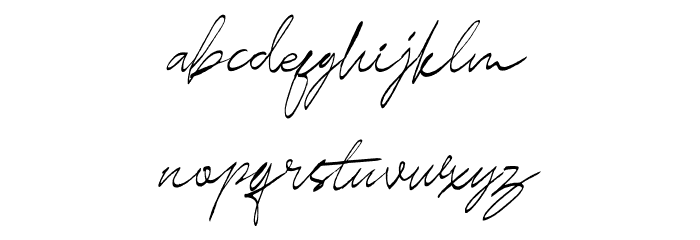 Las Pariellas Script Font LOWERCASE
