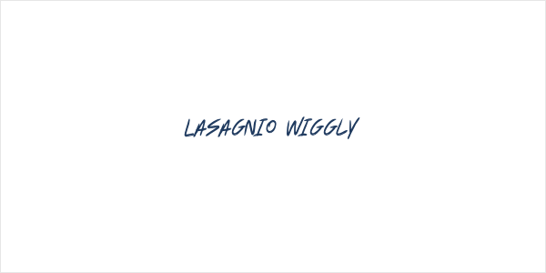 Lasagnio Wiggly Logo