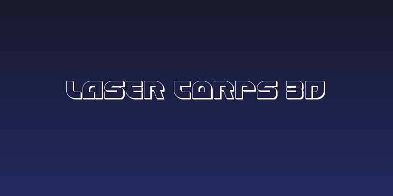 Laser Corps 3D Social Header
