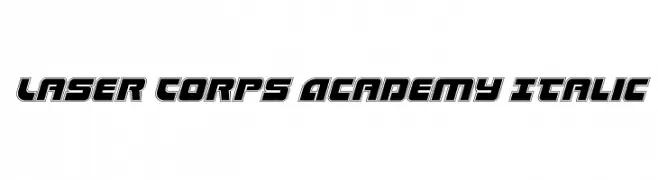 Laser Corps Academy Italic  font caratteri gratis
