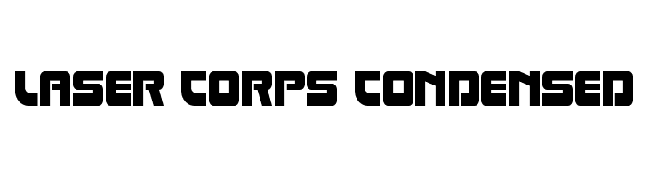 Laser Corps Condensed  Free Fonts Download
