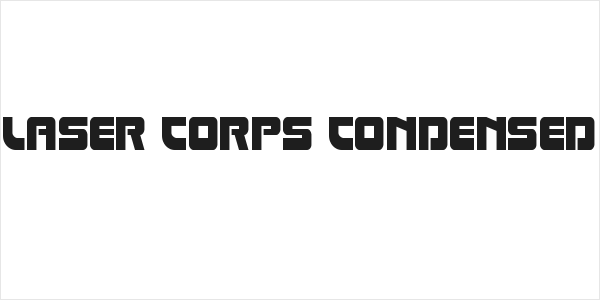 Laser Corps Condensed Logo
